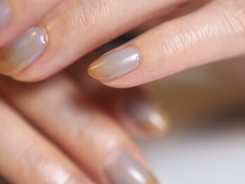 クロ(KURO)/夕焼けネイル/柳津ネイルサロン