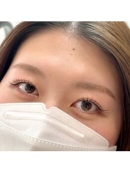 ミヌエット(MINUET)/まつ毛パーマに少しマツエクを!