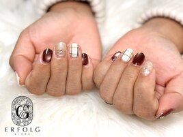 チェックネイル