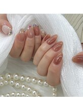 カメリア(Camelia)/押し花ネイル