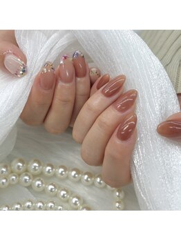 カメリア(Camelia)/押し花ネイル