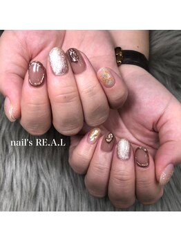 ネイルズリアル 倉敷(nail's RE.A.L)/ニュアンスネイル