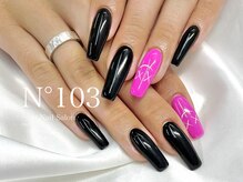 イチマルサン(N゜103)/#ニコちゃんネイル
