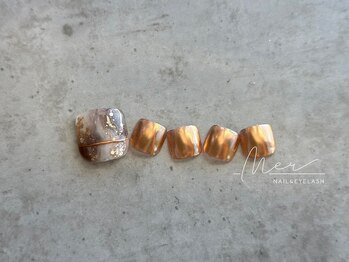 マーブルフットネイル