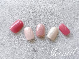 大人のオフィスネイル￥7980