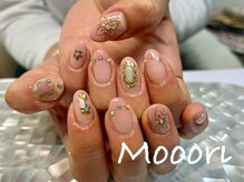 ネイルサロンモーリー(Mooori)/手書きアート