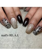 ネイルズリアル 倉敷(nail's RE.A.L)/レオパードネイル