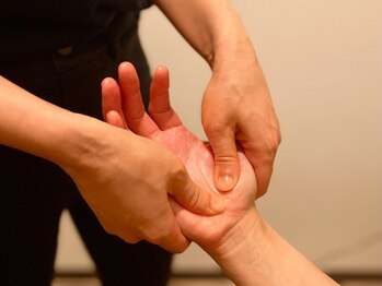 癒し家まぁる PLUSテラッソ姫路店/腕だけでなく手指も疲れてます！