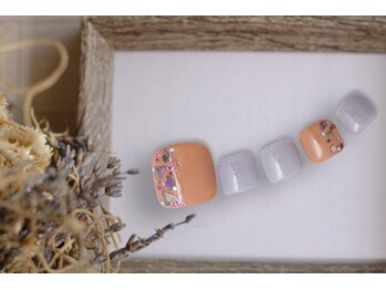 ファストネイル イオンモール常滑店(FAST NAIL)/フット オーロラ 【11850】