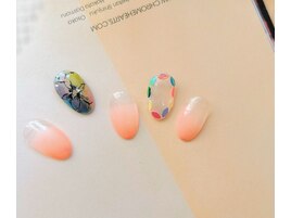 定額デザイン　カラフルフラワー