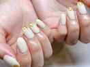 ワンカラー/ミラーネイル