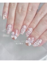 ネイルサロンアンドスクール アルティラ(Nail Salon& School ALTIRA)/リアルなツイードの質感♪