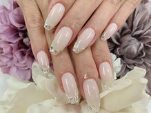 ディーネイル 天王寺(D-nail)/【松崎】ガラスフレンチ