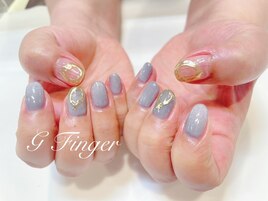ブルーグレーニュアンスミラー♪