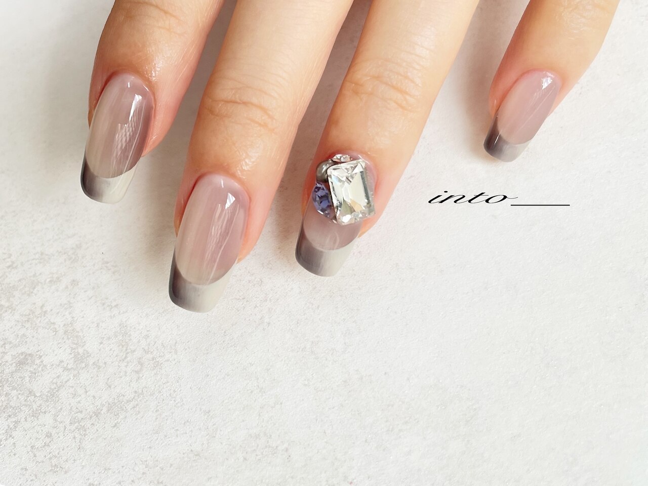 お急ぎ便B♥ ネイルチップ 水色ネイル メンカラネイル ツイード フレンチ お急ぎ便B♥ ネイルチップ 水色ネイル メンカラネイル ツイード