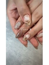 アンド アール(and.R)/フラワーアートネイル☆