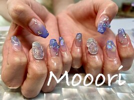 蝶々ネイル
