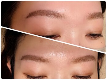 シュエット アイラッシュデザイン(Chouette eyelash design)/メイクの時短に眉スタイリング