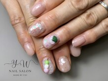 ユーネイル(YW nail)/4本アート＋3Dアート