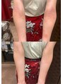 ハワイアンフォレストSpa 静岡店 肌が弱く荒れやすい方へのスキンケア商品で改善された私の腕です
