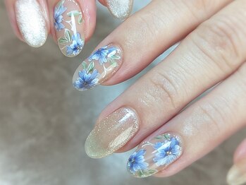 アトリエ サチ 岡崎市(atelier sachi)の写真/"なりたい"が見つかる。豊富なデザイン*ネイル初心者さんも安心の提案力で理想以上の指先に仕上げます♪