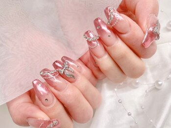 ワンホン　韓国ネイル　ミラー