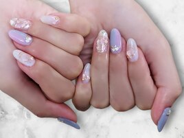 シェル入りサマーネイル￥11,000