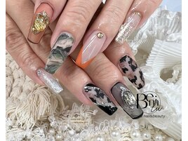 迷彩＆ヒョウ柄