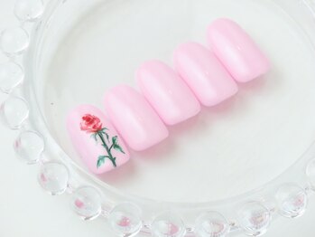 エミネイル(emi.nail)の写真/【鳴門エリア★】各種資格取得したスタッフが施術します◎指先に1,2本アクセントを♪ハンドケアも◎