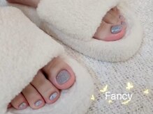 ファンシー 新宿店(Fancy)/クリスマス/冬ネイル/ツイード