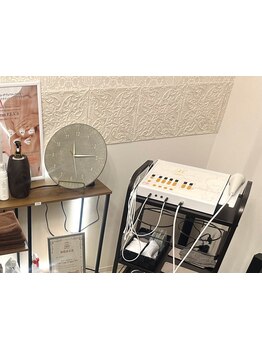 マシンメニューにこだわりあり