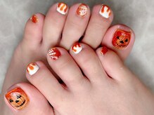 ブリスフルハピネス(Blissful happiness)/ハロウィンデザインフットネイル