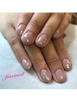 ファッシネイル(fascinail)/ナチュラルグレージュネイル