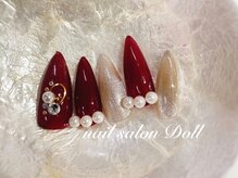 ネイルサロン ドール/丸パール&マグネット9,200円