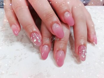 ネイルコテージ 新宿南口店(Nail cottage)/うるうるキラキラ女子ネイル