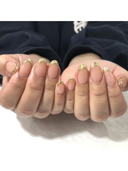 ネイルサロン ピーアンドビー(P&B)/ガラスフレンチ