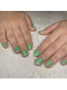 #unicorn green nail