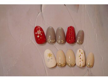 ブリオン 六本松店(Bullion)/フェミニンニットネイル