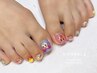 平日限定【FOOT】デザインし放題ジェル＆角質除去setコース☆
