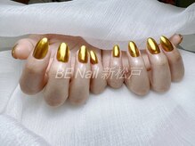 ビーネイル 新松戸(BE NAIL)/キラキラミラーネイル