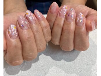 スウィーティーネイル 大宮駅前通り店(Sweetie Nail)/シンプルフラワー