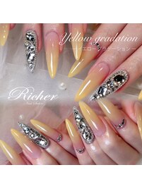 yellow nail！！