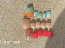 ネイルエルーシェ 立川店(Nail Ercher)/フットサマーサンプル