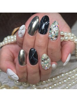 ネイルサロン ローズ(Rose)/大理石ネイル