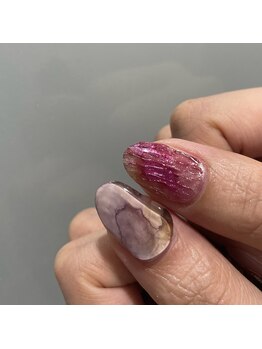 アオ 渋谷(ao.)/パープルネイル