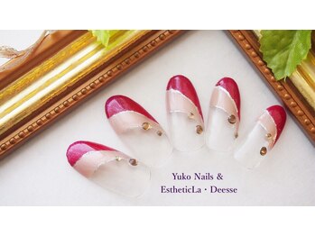 ユウコネイルズアンドエステティック ラ デェス(Yuko Nails & Esthetic La Deesse)/ゴールドコース （定額制）¥8000