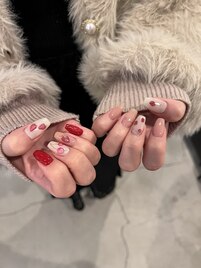 .チェリー×いちごネイル☆
