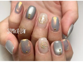 ネイル セルフ脱毛 ソポカロン 阪急桂駅前(sopoca-lon)の写真/【朝9時から営業!阪急桂駅前の人気ネイルサロン】定額4400円からの丁度いいデザインがいっぱい♪