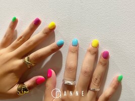 パラジェル カラフルネイル