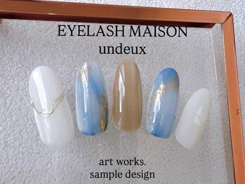 アイラッシュメゾンアンドゥ (eyelash maison undeux)の写真/毎月変わる15種類のデザインからご案内できます☆